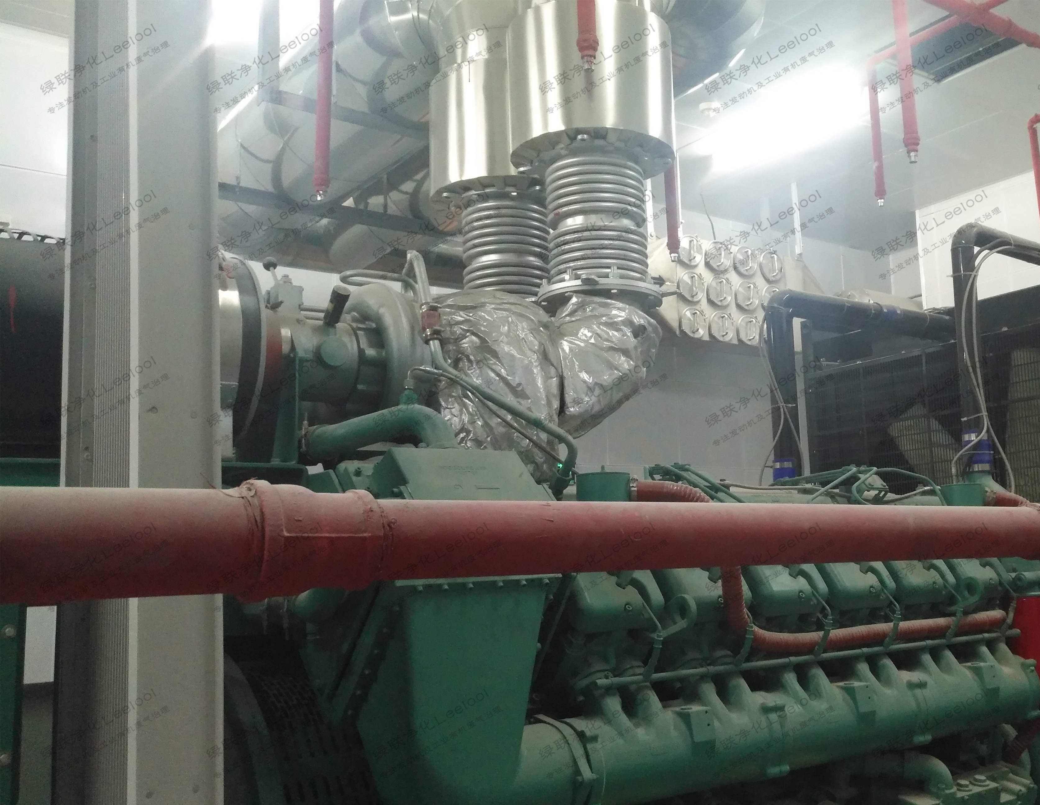 康明斯柴油發電機組尾氣黑煙凈化器