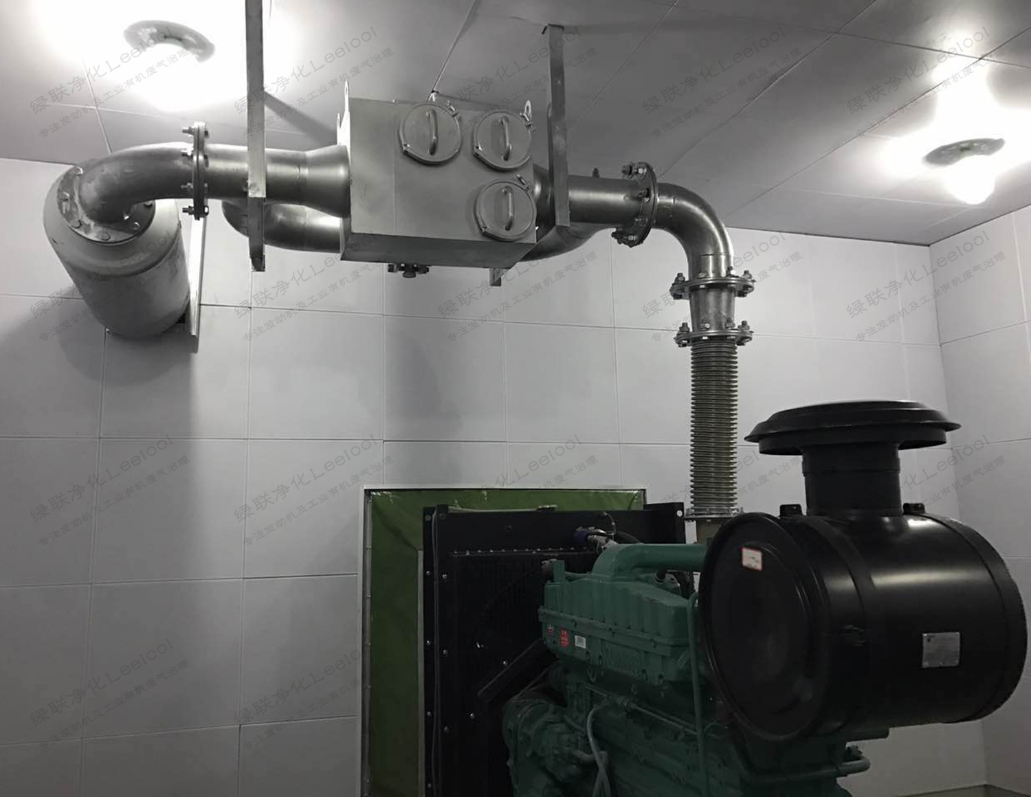 柴油發(fā)電機尾氣凈化裝置黑煙吸附過濾器使用時間長不易堵塞