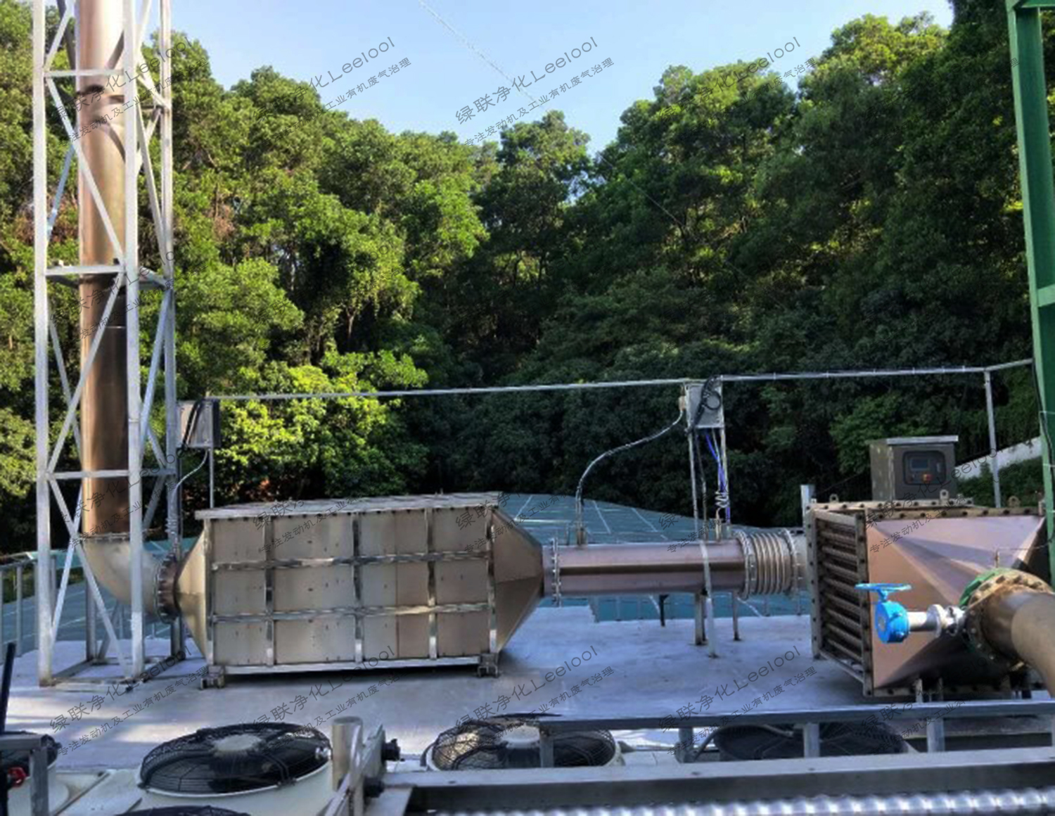 沼氣發電機組尾氣脫硝去除氮氧化物