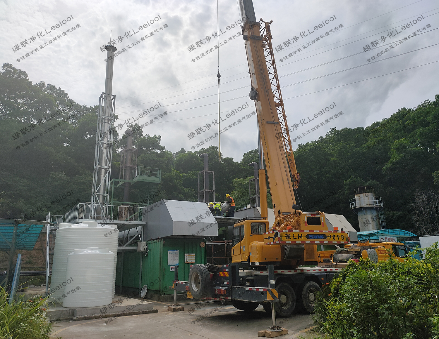 垃圾填埋沼氣柴油發電機組氮氧化物治理