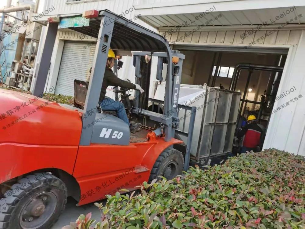 綠聯凈化SCR脫硝系統安裝現場 綠聯凈化SCR脫硝系統安裝現場